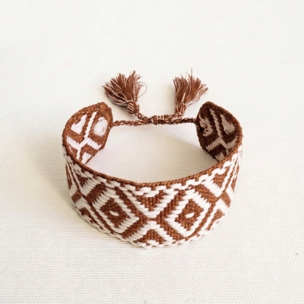 Bracelet Coeur Nomade - espresso