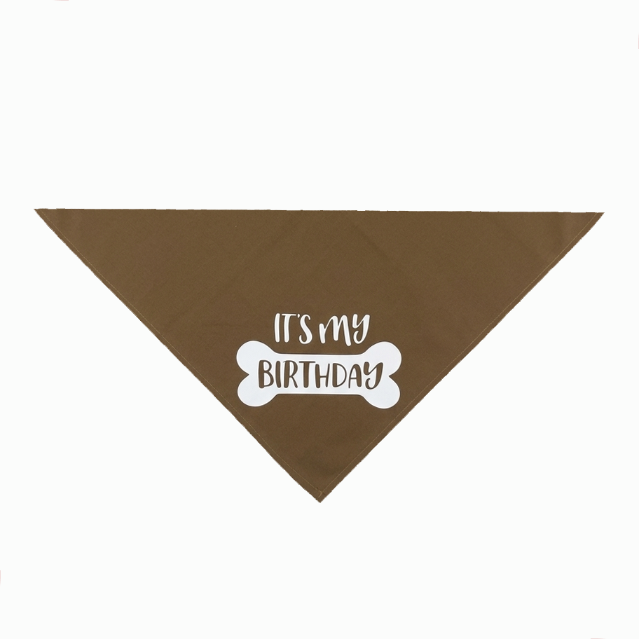 Bandana pour chien “C’est mon anniversaire” | Élégance Pattes & Velours
