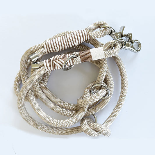 Laisse pour chien Coeur Nomade - Sable