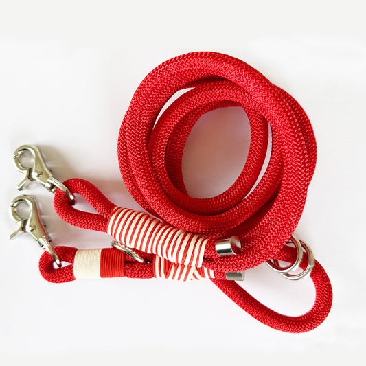 Laisse pour chien Coeur Nomade - Terre Rouge