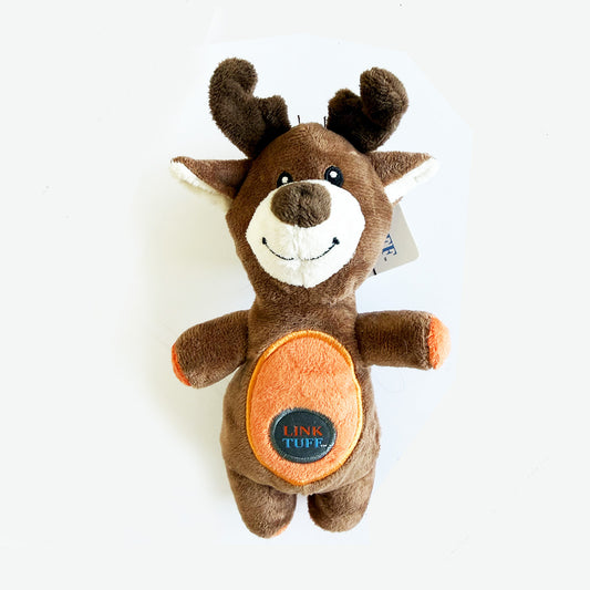 Plush dog toy with squeaker – Snow Buddy