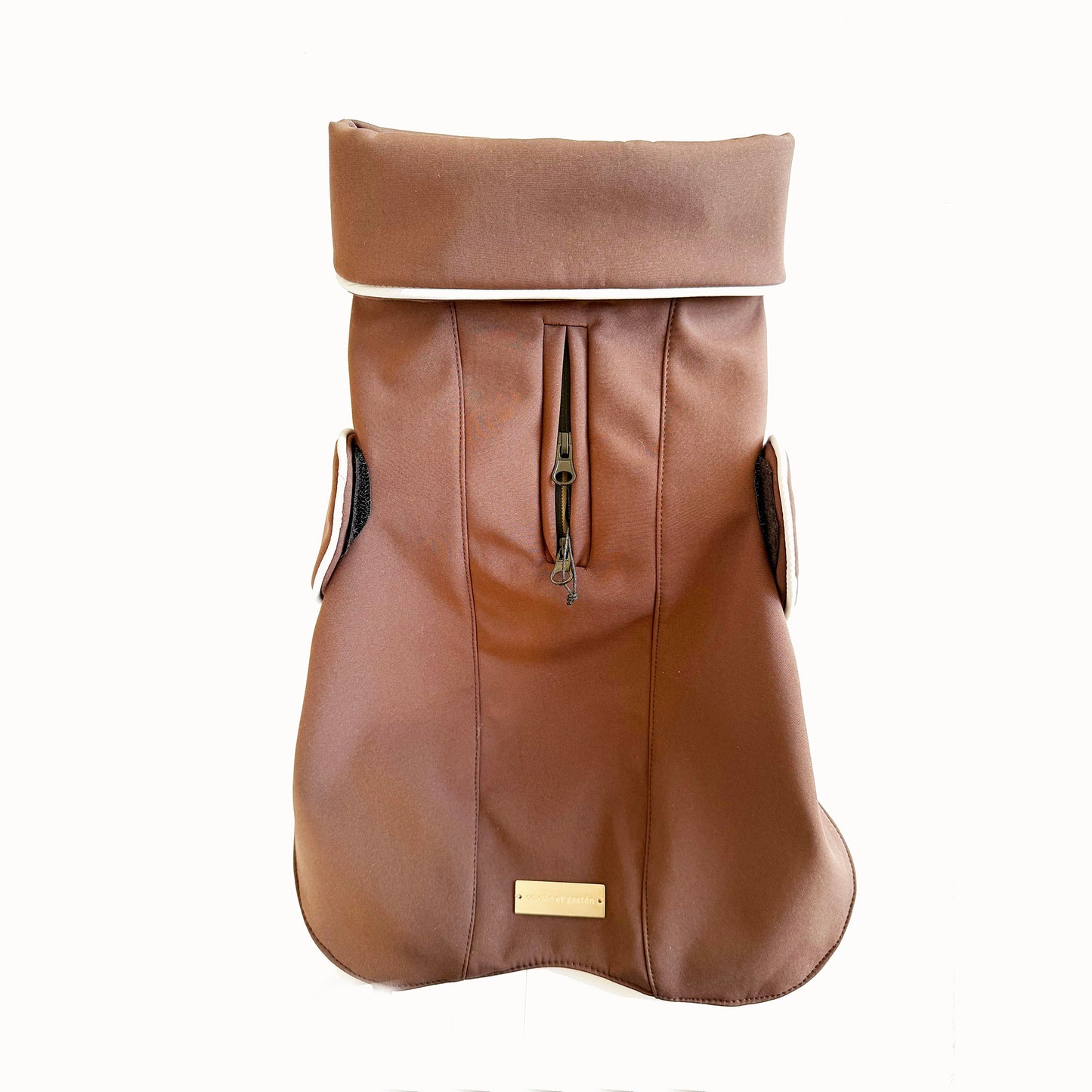 Manteau de pluie pour chien Signature Chocolat - en Softshell