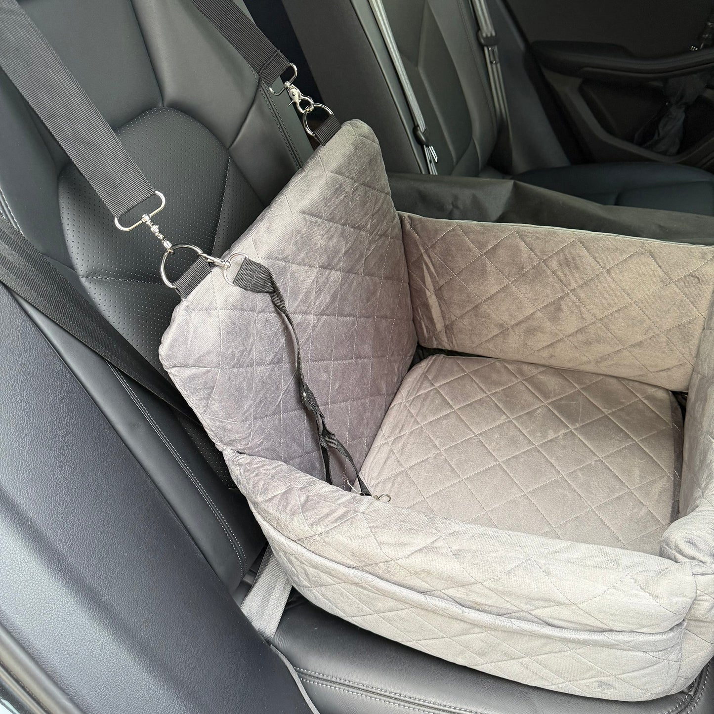 Siège "Nid nomade" - Siège auto confortable et sécurisé pour chien