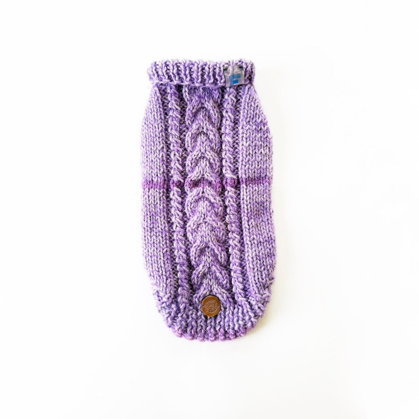 Pullover pour chien Rêve de Lavande - Tricoté à la main avec amour