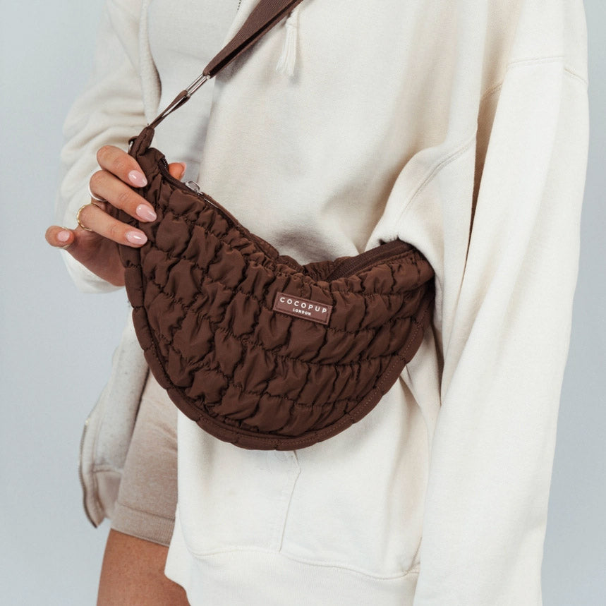 Signature Espresso Stroller Bag – Stylish Bag for Dog Mums